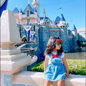 Minnie Mouse overall dress